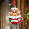 Gingerbread Christmas Acrylic Ornament Personalized Gift For Family HO82 894642