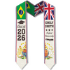 Custom Photo With Country Flag Class Of 2026 Stole Graduation Gift, Senior Gift LM32 897699