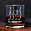 Personalized Best Dad by Par Whiskey Glass Gift For Father's Day HA75 921268