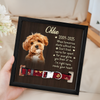 Custom Photo Goodbyes Are Not The End Memorial Square Collar Frame TH10 892719