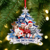 Custom Photo Christmas Tree Family Acrylic Ornament HO82 903404