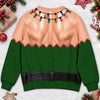Funny Sexy Santa Elf Body Christmas Ugly Sweater, 3D Boobs Candy Cane LM32 670037