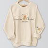 Personalized Mama Bear EST Mother's Day Sleeve Printed Sweatshirt LM32 893183