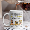 To The World Best Dog Dad White Mug Personalized Gift For Father's Day HO82 893710