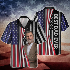 Custom Photo Best Dad Ever Hawaii Shirt TH10 892955