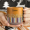 Custom Name & Birthflower Pottery Mug For Book Lovers TH10 170305