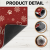 Custom Dog Photo Christmas Light Welcome Doormat CH07 180602