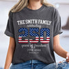 Custom Family Name Celebrating 250 Years Of Freedom 1776-2026 Comfort Shirt TH10 170241