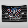 Personalized Family Name America 250th Anniversary Banner House Flag HA75 920918