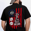 Custom Name Happy 250th Birthday To Best Dog Dad Dog Mom America Flag Back Dog Shirt CH07 911890