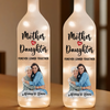 Custom Photo Mom And Daughter Forever Linked Together Personalized Bottle Lamp CH07 895304
