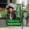Custom Photo Class Of 2026 Colorful Disco Style Personalized Graduation Garden Flag HA75 920458