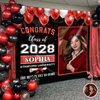 Custom Photo Congrats Class of 2026 Backdrop For Grad Party Decorations CH07 910864