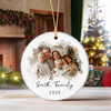 Personalized Family Photo Ceramic Ornament Unique Christmas Gift HA75 919050