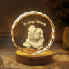 Custom Photo In Loving Memory Memorial Engraved Crystal Photo With Light HA75 898210