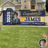 Custom Photo Class of 2026 Congrats Graduation Banner Party Decor HA75 921246