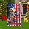 Personalized Cute Dog 250 Years Of Freedom Gift for Dog Lovers Garden Flag LM32 899219
