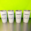 Personalized Gifts for Men, Funny Gift White Golf Tumbler, Gift for Golf Lovers LM32 897593