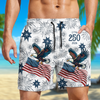 USA 250 Anniversary Eagle 1776-2026 Beach Short HA75 920182