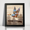 Custom Photo Deer Hunting Wood Picture Frame CH07 896550