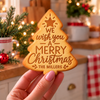 Personalized Family Name We Wish You A Merry Christmas Shaped Cookie Stamp, Holiday Baking Gift HA75 919624