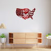 Personalized Eagle American Flag Metal Sign Patriotic Wall Art HO82 901154