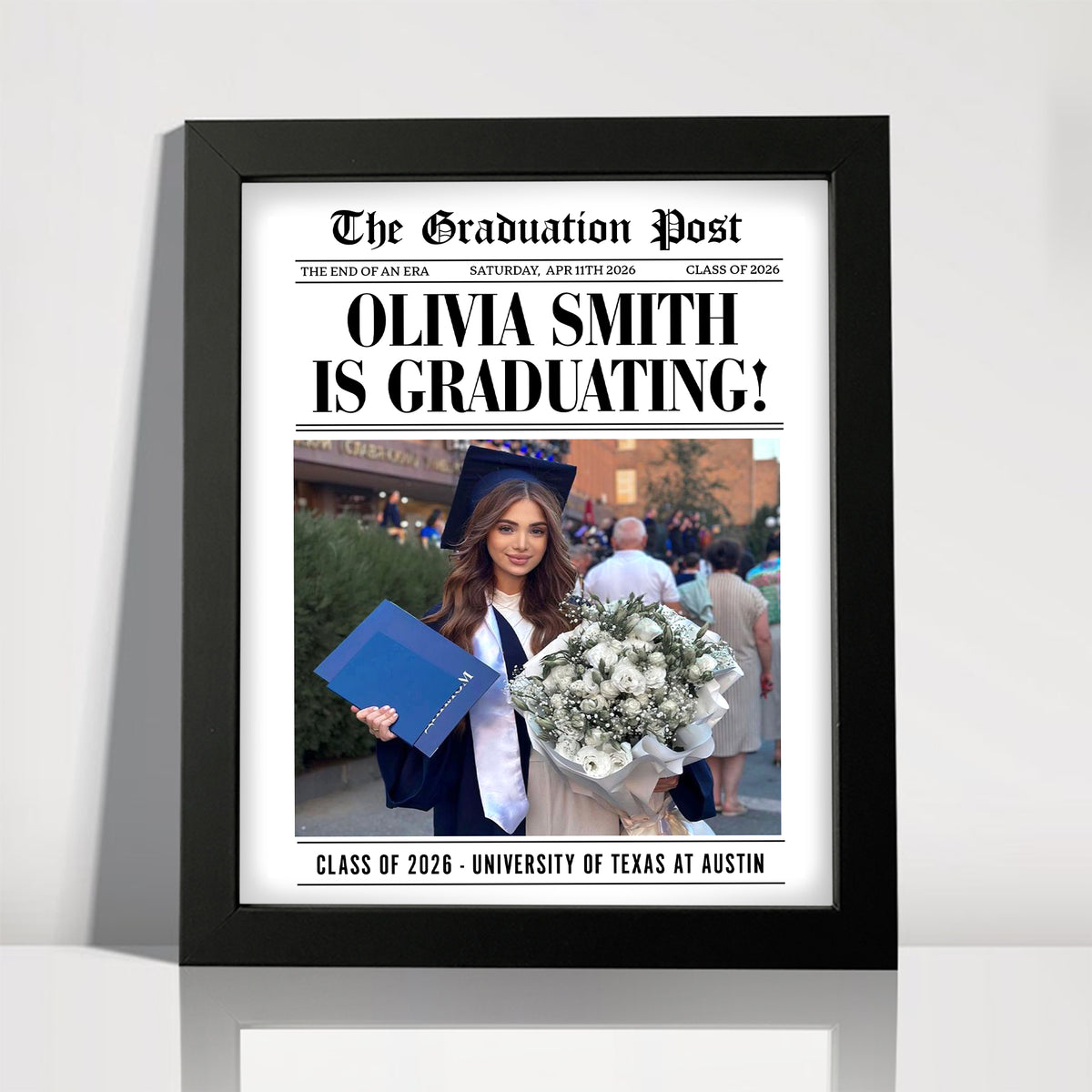 Custom Photo The Graduation Post Class Of 2026 Picture Frame LM32 899209