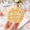 Personalized Family Name Happy Christmas Cookie Stamp, Holiday Baker Gift HO82 904130