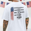 Personalized 250 Years Of America Back Shirt – Independence 1776 Constitution 1787 Bill Of Rights Patriotic USA TH10 898929