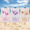Personalized Bachelorette Beach Towel – Last Toast on the Coast Girls Trip Towel CH07 911262