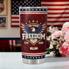 Custom Name America 250 Years of Freedom 1776–2026 Anniversary Fat Tumbler CH07 910552