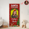 Custom Cute Photo Santa Stops Here, Princess's Room Door Cover LM32 895671