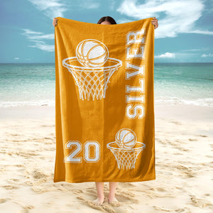 Personalized Athletic Summer Beach Towels For Sport Lovers LM32 893465