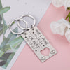 Custom Metal Couple Keychain Personalized Matching Keychains Anniversary, Valentine's Day Gifts HA75 920154