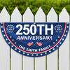 Custom Family Name 250th Anniversary USA 1776 - 2026 Non-Pleated Fan Flag HA75 920906