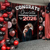 Congrats Class of 2026 Custom Photo And Name Graduation Party Backdrop CH07 899738