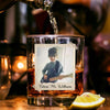 Personalized Gift for Father of the Bride, Father of the Groom, Custom Photo Whiskey Glass, Wedding Keepsake CH07 910814