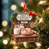 Custom Name Bread Baker Xmas Decor 2026 Acrylic Ornament Gift for Sourdough Lover TH10 171137