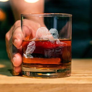 Custom Photo Annoying Each Other For Years Couple Whiskey Glass TH10 892945