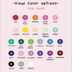 Personalized Name Vinyl Decals - Build Your Own Decals, Car Decals, Glassware Decals, Business Decals LM32 897791