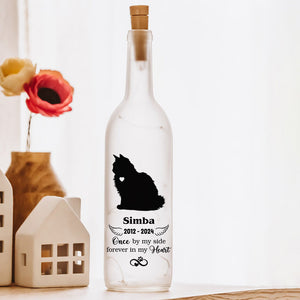 One By My Side, Forever In My Heart Memorial Bottle Lamp TH10 892541