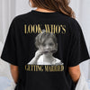 Custom Photo Look Who's Getting Married Backside Dark Shirt - Personalized Bachelorette Gift CH07 180248