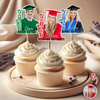 Custom Photo Class Of 2026 Graduation Decoration Cupcake Toppers HA75 920046