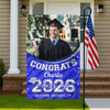 Custom Photo Class of 2026 Congrats Graduation Garden Flag HO82 901710