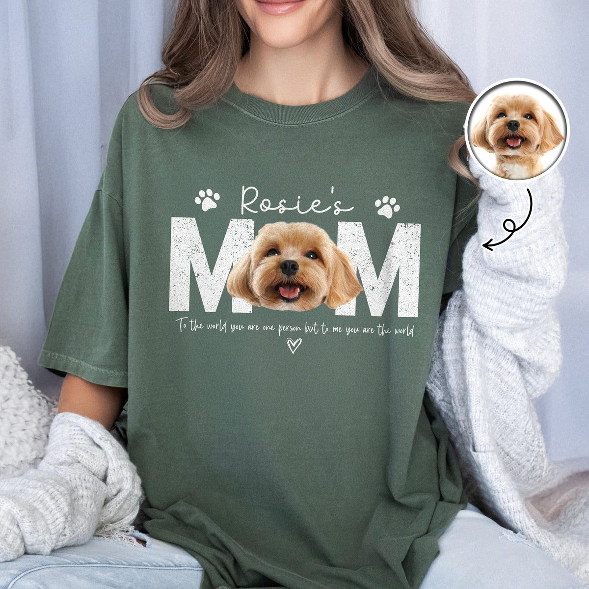 Custom Photo Dog Dad Comfort Shirt Fathers Day Gift For Dog Cat Owner HA75 921378