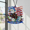 Custom Family Name Faith Freedom 250 Years 1776–2026 Stained Glass Suncatcher LM32 897949