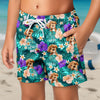 Custom Dog Photo Tropical Style Beach Short For Kid TH10 894105