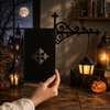 Halloween Ghost Metal Bookshelf Lantern Light Gift for Book Lovers, Reader Gift CH07 180212