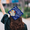 No Great Mind Has Ever Existed Without A Touch Of Madness Personalized Graduation Cap Topper HA75 920612