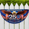 Personalized USA 250th Anniversary Patriotic Independence Non-Pleated Fan Flag CH07 911100